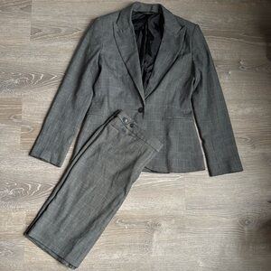 norma kamali plaid blazer skirt set 8